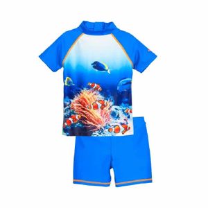 Playshoes tweedelige zwemsuit Onderwaterwereld Blauw Maat