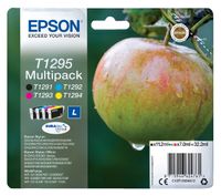 Inktcartridge Epson T1295 zwart + 3 kleuren - thumbnail