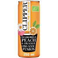Clipper Chamomile, Peach & Orange Organic Fusion 250 ml bij Jumbo