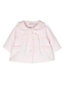 Patachou manteau en coton à détail de nœud - Rose