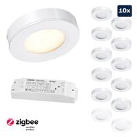 Set LED-opbouwspot Zigbee Adria wit 3W dimbaar