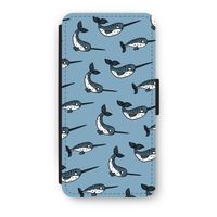 Narwhal: iPhone 7 Plus Flip Hoesje