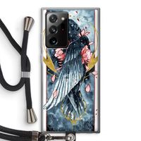 Golden Raven: Samsung Galaxy Note 20 Ultra / Note 20 Ultra 5G Transparant Hoesje met koord
