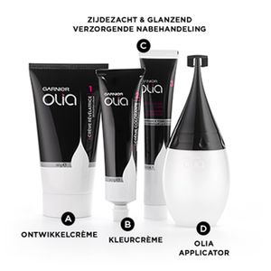 Garnier Olia permanente haarkleuring - 4.0 Donkerbruin - 3 stuks multiverpakking