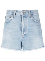 AGOLDE short en jean à taille haute - Bleu - thumbnail