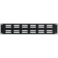 Monacor RCP-8722U 19 rack afdekplaat 2 HE