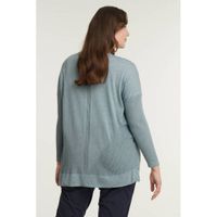 JD Williams fijngebreid vest van gerecycled polyester lichtblauw - thumbnail