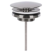Differnz afvoerplug always open | mat chroom | 64mm