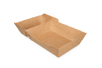 Frietbakjes A20 (A14+1) kraft PLA BIO