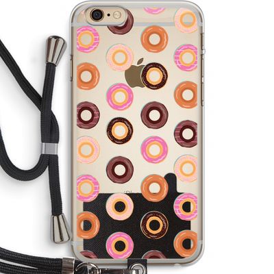 Donuts: iPhone 6 PLUS / 6S PLUS Transparant Hoesje met koord
