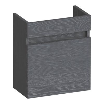 Brauer Joy Fonteinkast - 40 cm - 1 Deur - Greeploos - Rechtsdraaiend - Timber Grey