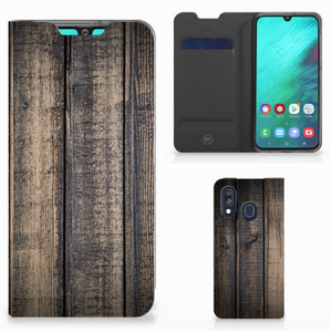 Samsung Galaxy A40 Book Wallet Case Steigerhout