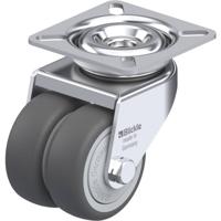 Blickle LDA-PATH 50KF Dubbel zwenkwiel Wieldiameter: 50 mm Draagvermogen (max.): 80 kg 1 stuk(s)