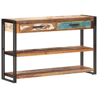 Dressoir 120x30x75 cm massief gerecycled hout