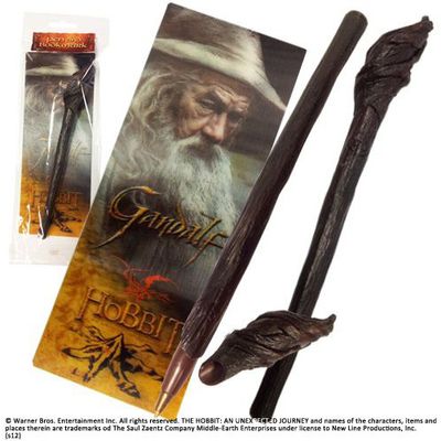 The Hobbit: Gandalf Staff Pen and Paper Bookmark Balpen