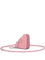 Prada pochette pour smartphone en cuir Saffiano - Rose