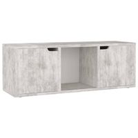 The Living Store Televisiemeubel - Betongrijs - 88.5 x 27.5 x 30.5 cm (L x B x H)