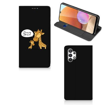 Samsung Galaxy A32 4G | A32 5G Enterprise Editie Magnet Case Giraffe Samsung Galaxy A32 4G | A32 5G Enterprise Editie Magnet Case Giraffe