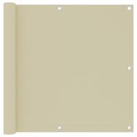 Balkonscherm 90x300 cm oxford stof crème
