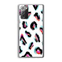 Cheetah color: Samsung Galaxy Note 20 / Note 20 5G Transparant Hoesje