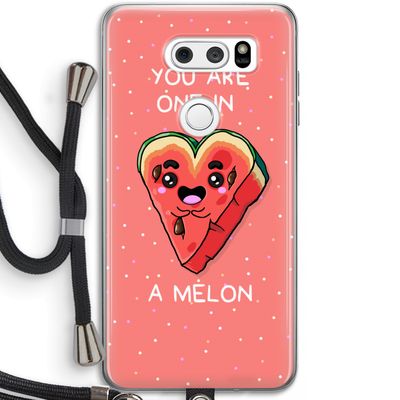 One In A Melon: LG V30 Transparant Hoesje met koord