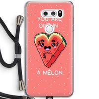 One In A Melon: LG V30 Transparant Hoesje met koord