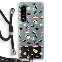 Sushi time: Sony Xperia 5 III Transparant Hoesje met koord