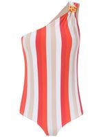 Amir Slama one shoulder swimsuit - Rouge - thumbnail