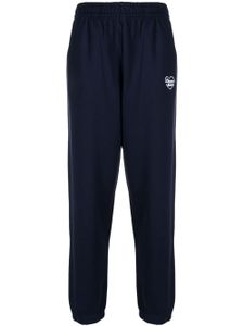 CHOCOOLATE pantalon de jogging en coton à logo brodé - Bleu