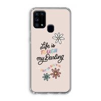 Tough Life: Samsung Galaxy M31 Transparant Hoesje
