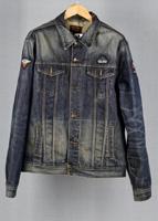 Pall Mall Blue vintage denim jacket in size XXL for Unisex