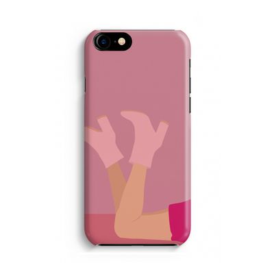 Pink boots: Volledig geprint iPhone SE 2020 Hoesje