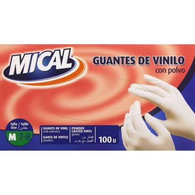 Wegwerphandschoenen Mical VINILO TALLA M M (100 Stuks)