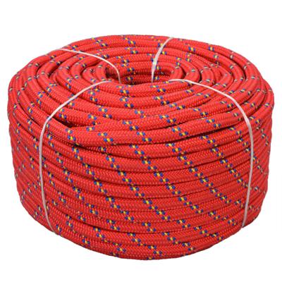 Boot touw 18 mm 50 m polypropyleen rood