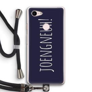 Joengneuh!: Pixel 3 Transparant Hoesje met koord