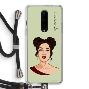 Pop-Art Creator: OnePlus 8 Transparant Hoesje met koord