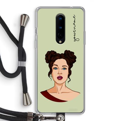 Pop-Art Creator: OnePlus 8 Transparant Hoesje met koord