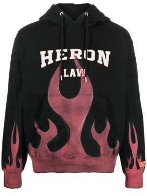 Heron Preston hoodie en coton à imprimé graphique - Noir