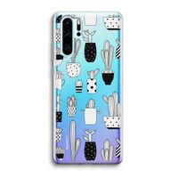 Cactusmotief: Huawei P30 Pro Transparant Hoesje