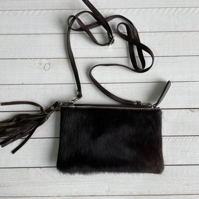 Tas Carol Springbok donker bruin 23x15cm