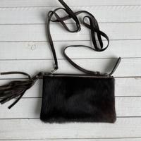 Tas Carol Springbok donker bruin 23x15cm