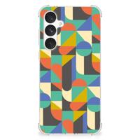 Samsung Galaxy A55 Doorzichtige Silicone Hoesje Funky Retro