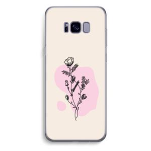 Roses are red: Samsung Galaxy S8 Plus Transparant Hoesje