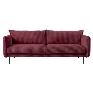 by fonQ Ribbon 4-zitsbank - Burgundy - Rib