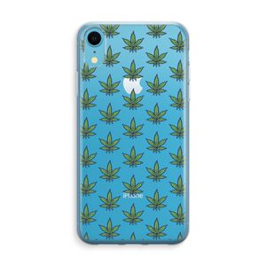 Weed: iPhone XR Transparant Hoesje