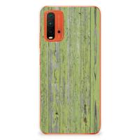 Xiaomi Poco M3 | Bumper Hoesje | Green Wood