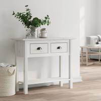Wandtafel BODO 91x35x74 cm massief grenenhout wit Wandtafel BODO 91x35x74 cm massief grenenhout wit