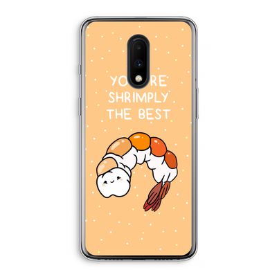 You're Shrimply The Best: OnePlus 7 Transparant Hoesje