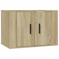 vidaXL Tv-wandmeubel 57x34,5x40 cm sonoma eikenkleurig