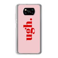 Ugh: Xiaomi Poco X3 NFC Transparant Hoesje